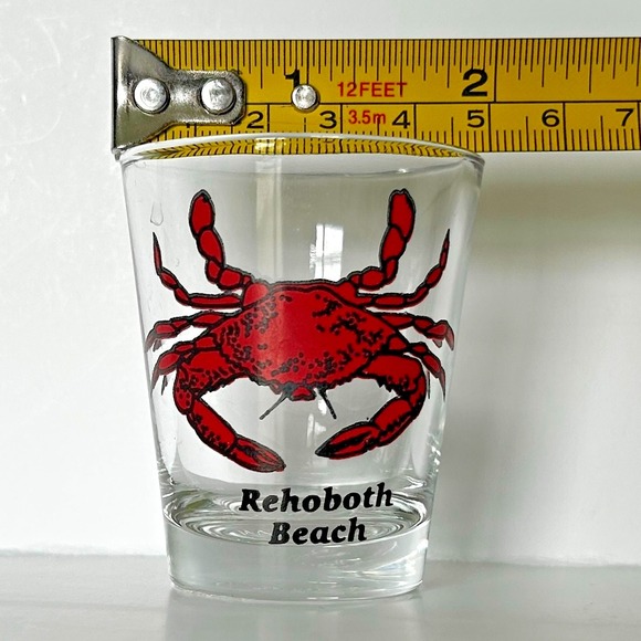 Rehoboth Beach Delaware Crab Collectible Shot Glass Barware Souvenir Drinkware - Picture 4 of 6